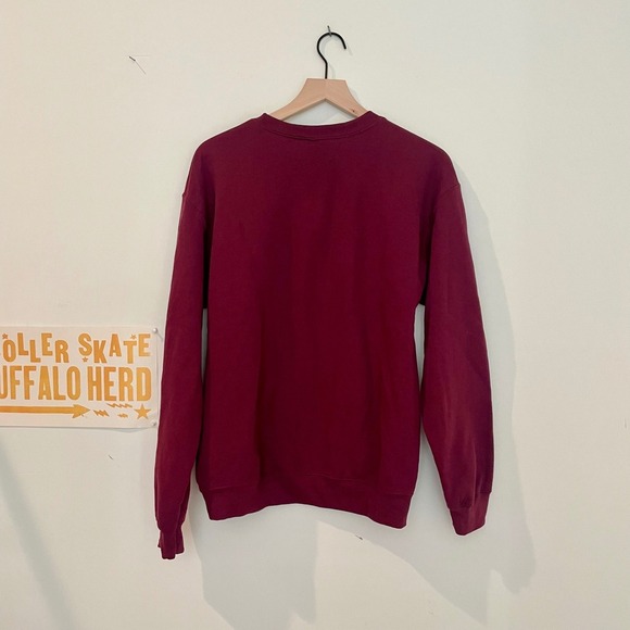 Marvel Comics Spider-Man Graphic Sweatshirt Burgundy Pullover Men's M - Picture 5 of 8